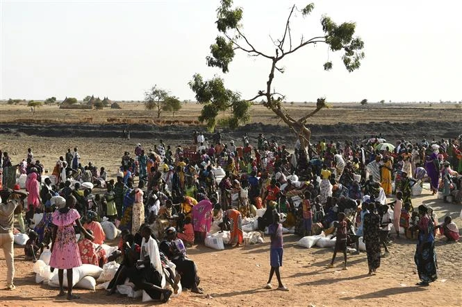 Người tị nạn tại Bentiu (Nam Sudan) ngày 6/2/2023. (Ảnh minh họa: AFP/TTXVN)
