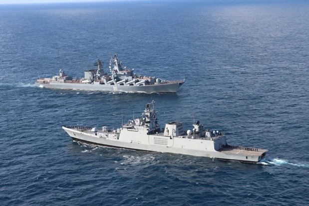 Các tàu chiến thuộc Hạm đội phương Bắc của Nga. (Nguồn: Sputnik)
