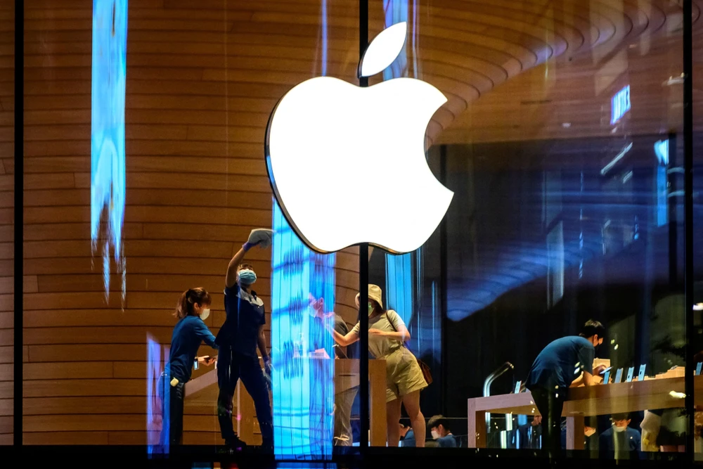 Một cửa hàng của Apple tại Bangkok (Thái Lan). (Ảnh: AFP/TTXVN)