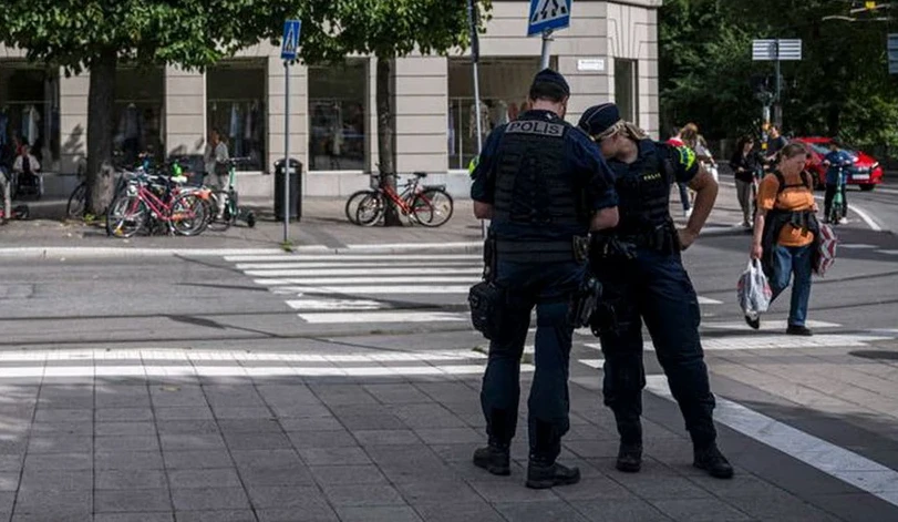 Cảnh sát Thụy Điển tại Stockholm. (Nguồn: AFP)