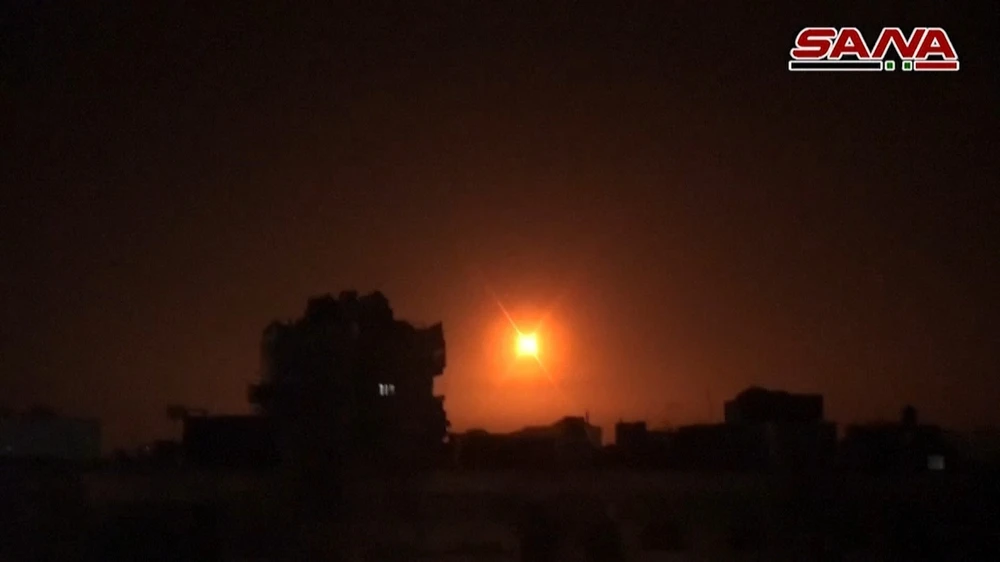 Lực lượng phòng không Syria đánh chặn tên lửa. (Ảnh minh họa: AFP/TTXVN)