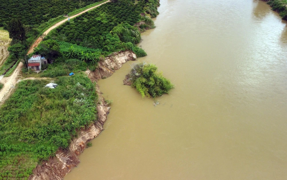Sông Krông Nô ở Đắk Nông. (Ảnh minh họa: Minh Hưng/TTXVN)