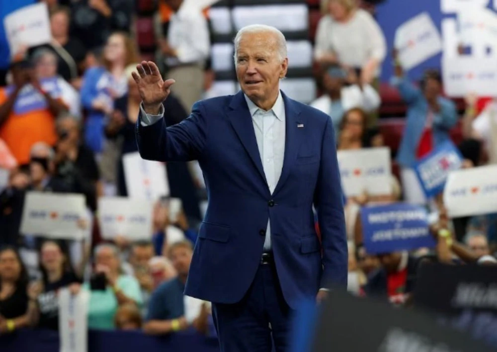 Tổng thống Mỹ Joe Biden trong cuộc vận động tranh cử ở Detroit, bang Michigan, ngày 12/7/2024. (Ảnh: Reuters/TTXVN)