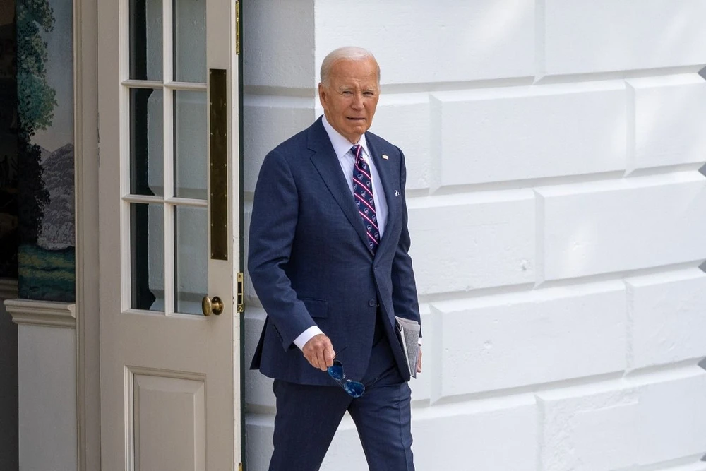 Tổng thống Mỹ Joe Biden tại Washington D.C. (Ảnh: THX/TTXVN)