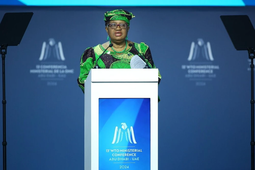 Tổng Giám đốc WTO Ngozi Okonjo-Iweala. (Ảnh: THX/TTXVN)