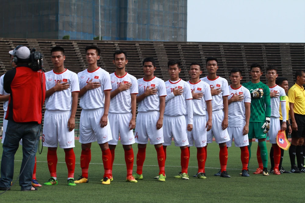 Có tới 13 cầu thủ trong đội hình U22 Việt Nam dự giải U22 Đông Nam Á vừa qua được triệu tập cho đội U23 Việt Nam. (Ảnh: Tuấn Cương/TTXVN)