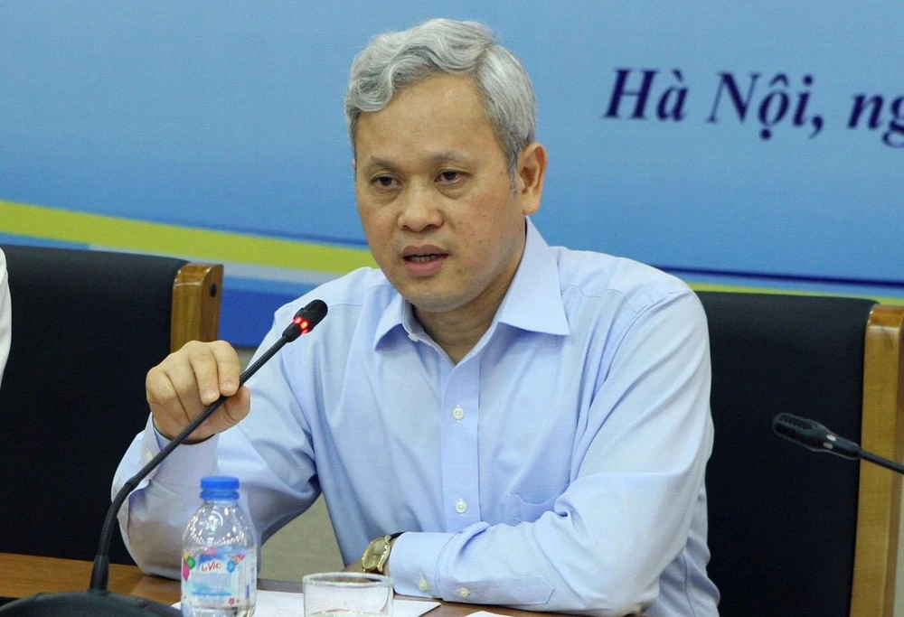 Tổng cục trưởng Tổng cục Thống kê Nguyễn Bích Lâm. (Ảnh: Hoàng Hùng/TTXVN)
