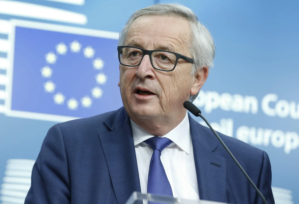 Chủ tịch Ủy ban châu Âu (EC) Jean-Claude Juncker. (Nguồn: THX/TTXVN)