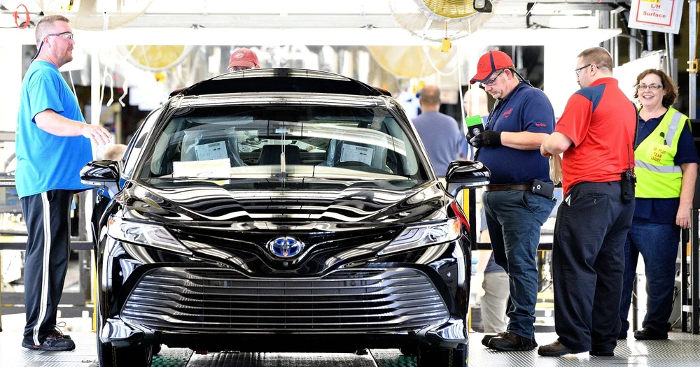 Nhà máy ôtô Toyota ở Mỹ. (Nguồn: usatoday.com)