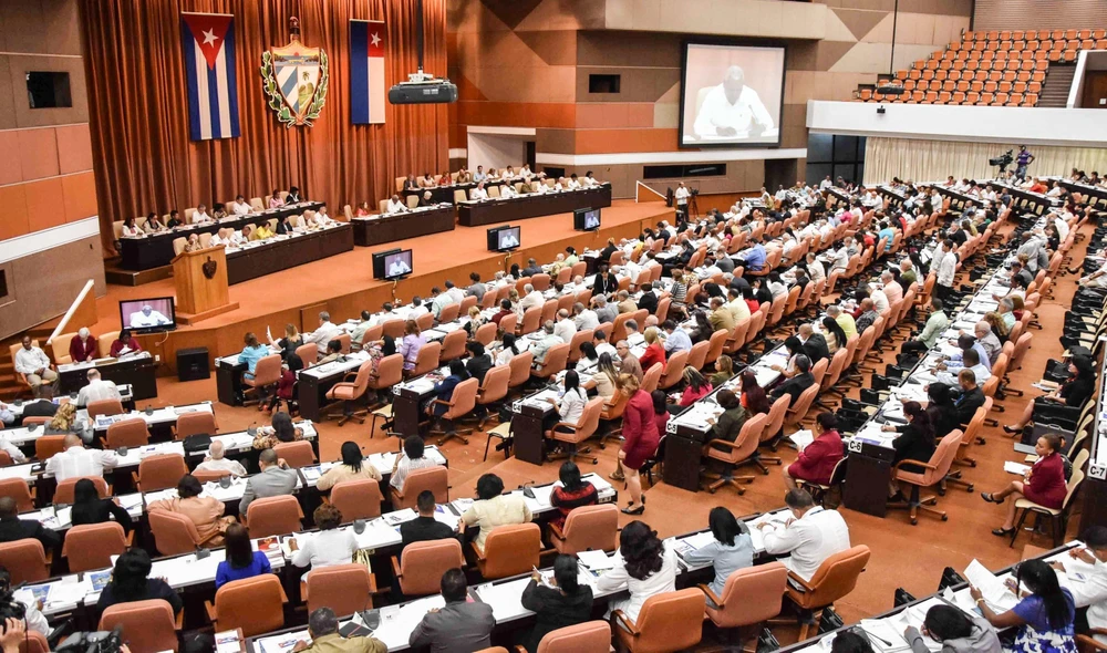 Toàn cảnh một phiên họp Quốc hội Cuba ở La Habana. (Nguồn: AFP/TTXVN)