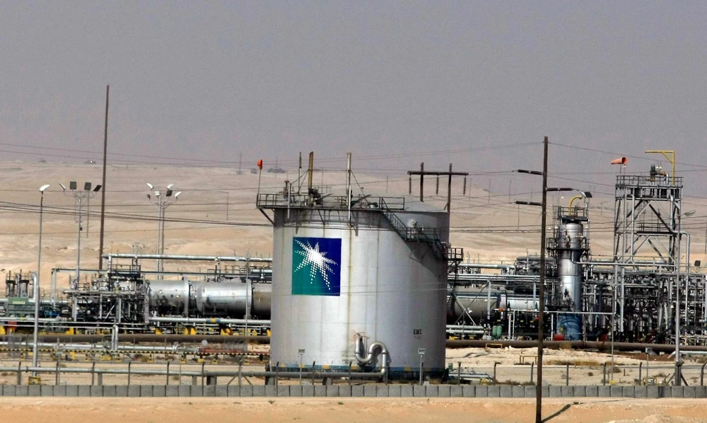 Nhà máy lọc dầu Saudi Aramco ở Dammam, cách thủ đô Riyadh, Saudi Arabia, khoảng 450km về phía đông. (Nguồn: AFP/TTXVN)