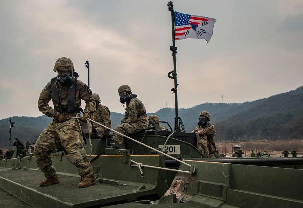 Binh sỹ Mỹ trong một cuộc tập trận chung với Hàn Quốc. (Nguồn: Army)