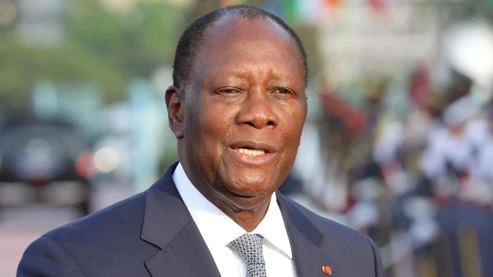 Tổng thống Alassane Ouattara. (Nguồn: AFP)