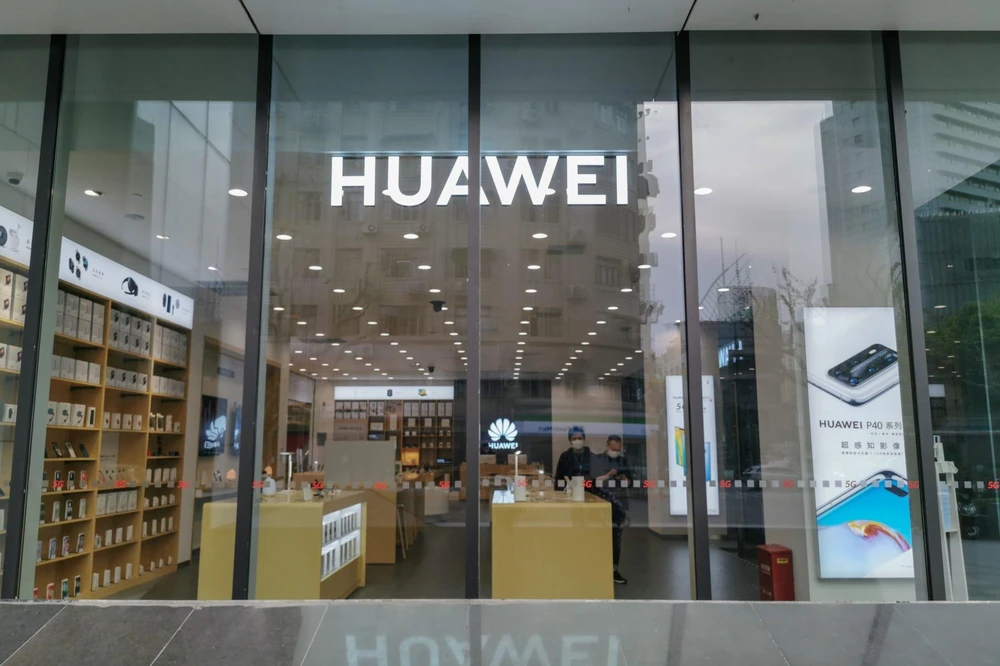 Cửa hàng bán lẻ của Huawei ở Thượng Hải, Trung Quốc. (Nguồn: Getty Images)