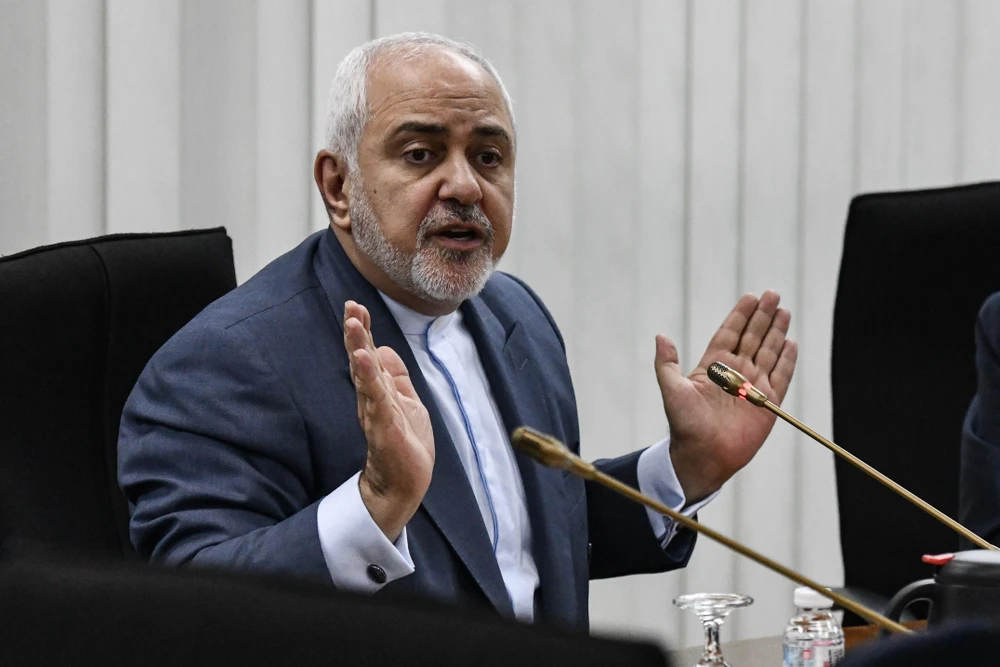 Trong ảnh: Ngoại trưởng Iran Mohammad Javad Zarif. (Nguồn: AFP/TTXVN)
