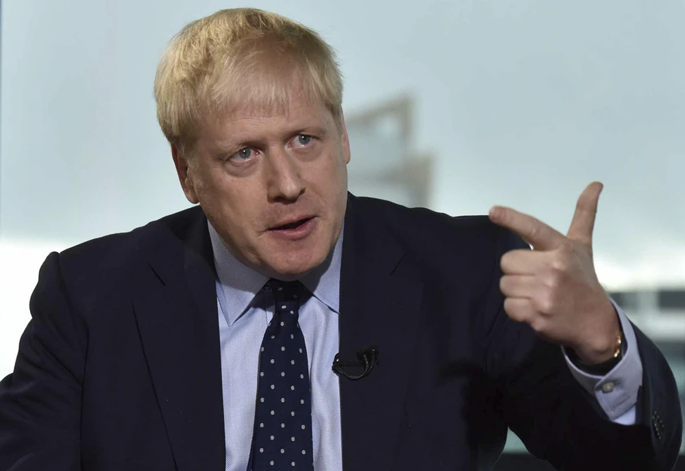Thủ tướng Boris Johnson quyết tâm đưa nước Anh rời Liên minh châu Âu. (Nguồn: AFP/TTXVN)