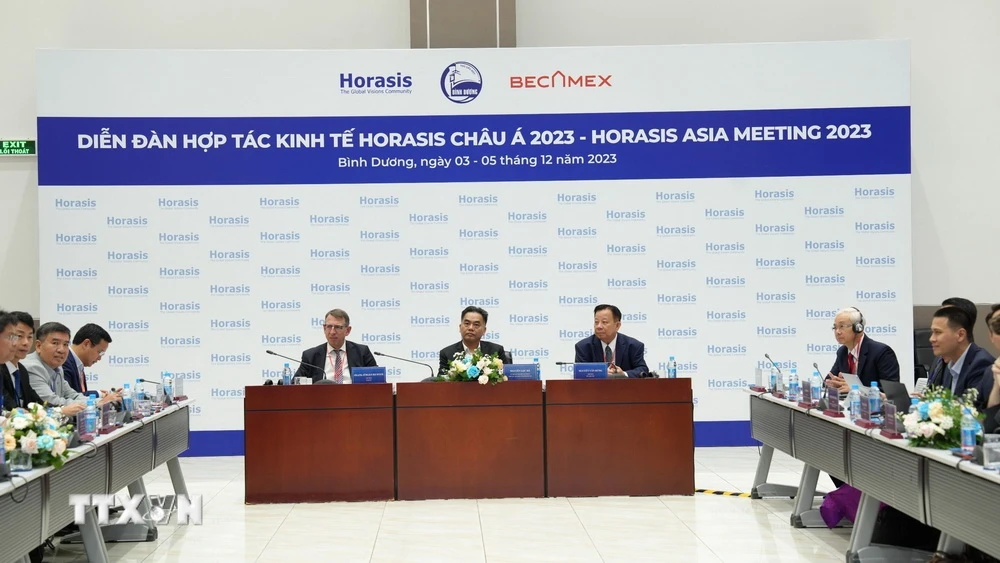 Diễn đàn hợp tác kinh tế Châu Á Horasis 2023. (Ảnh: Dương Chí Tưởng/TTXVN)