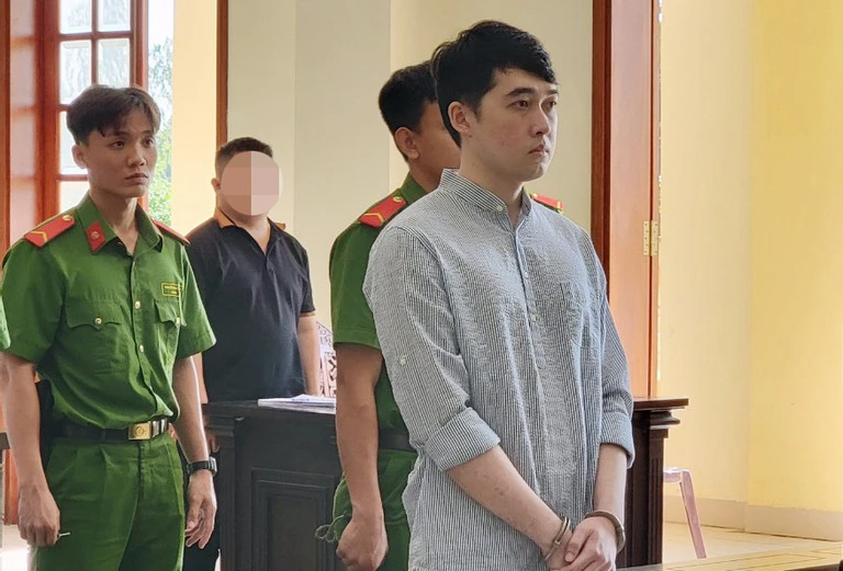 Bị cáo Trương Quang Anh Đức tại tòa. (Nguồn: Vietnamnet)