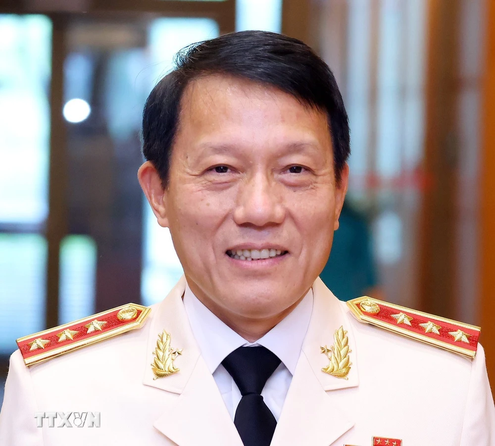 Thượng tướng Lương Tam Quang, Ủy viên Trung ương Đảng, Bộ trưởng Bộ Công an. (Ảnh: TTXVN)