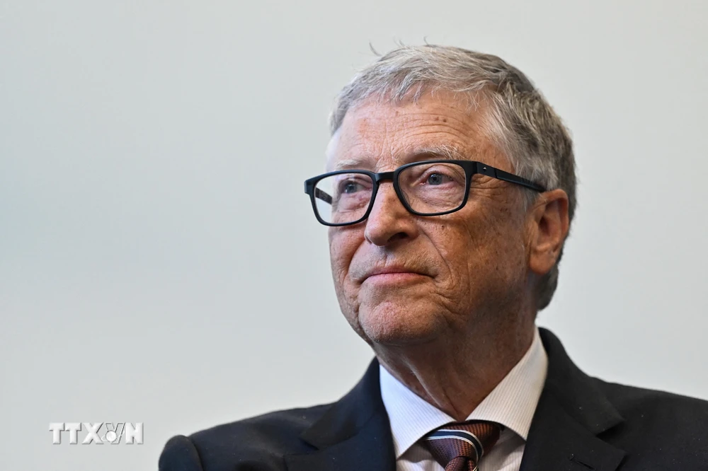 Tỷ phú Bill Gates (Ảnh: AFP/TTXVN)