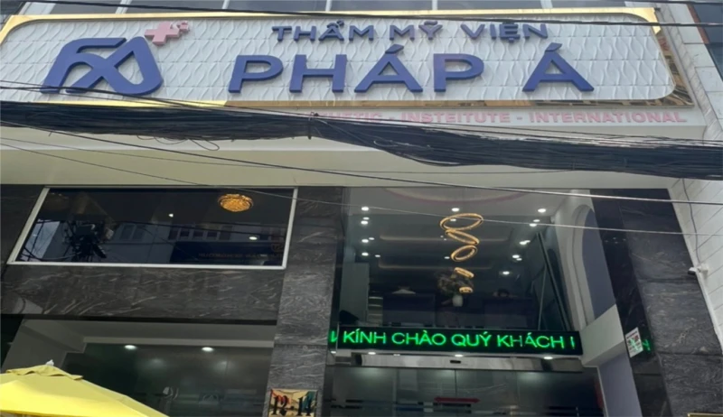 Thẩm mỹ viện Pháp Á. (Nguồn: Công an Nhân dân)