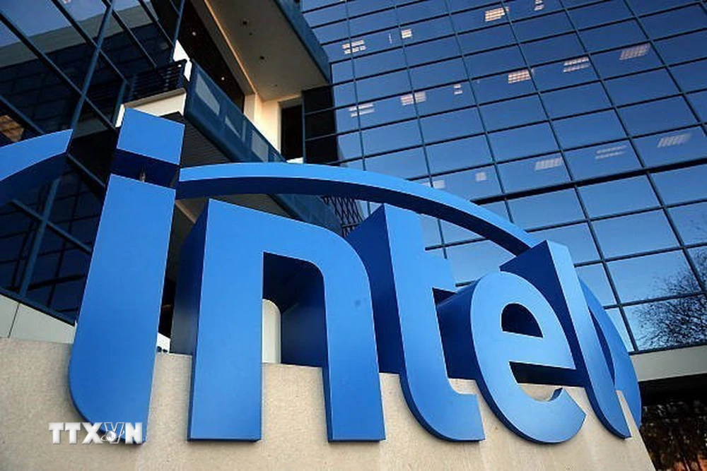 Trụ sở Tập đoàn Intel ở California, Mỹ. (Ảnh: Getty Images/TTXVN)