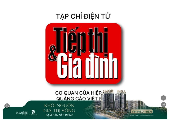 Logo nhận diện mới của Tạp chí điện tử Tiếp thị và Gia đình. (Nguồn: Tiếp thị và Gia đình)