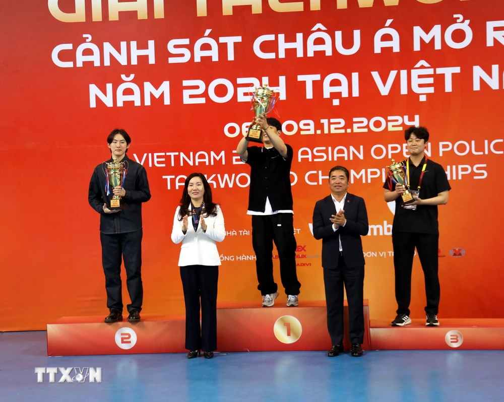 Việt Nam giành giải Nhất toàn đoàn tại Giải Taekwondo Cảnh sát châu Á mở rộng