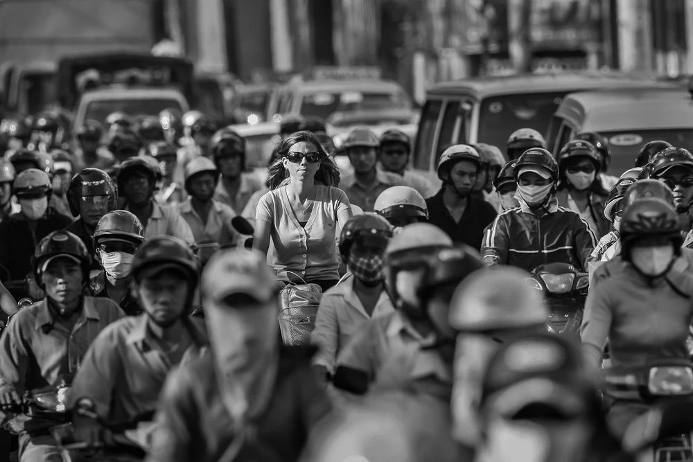 [Photo] Chùm hình ảnh trắng phối đen tuyệt rất đẹp về Thành phố Sài Gòn hình ảnh 10