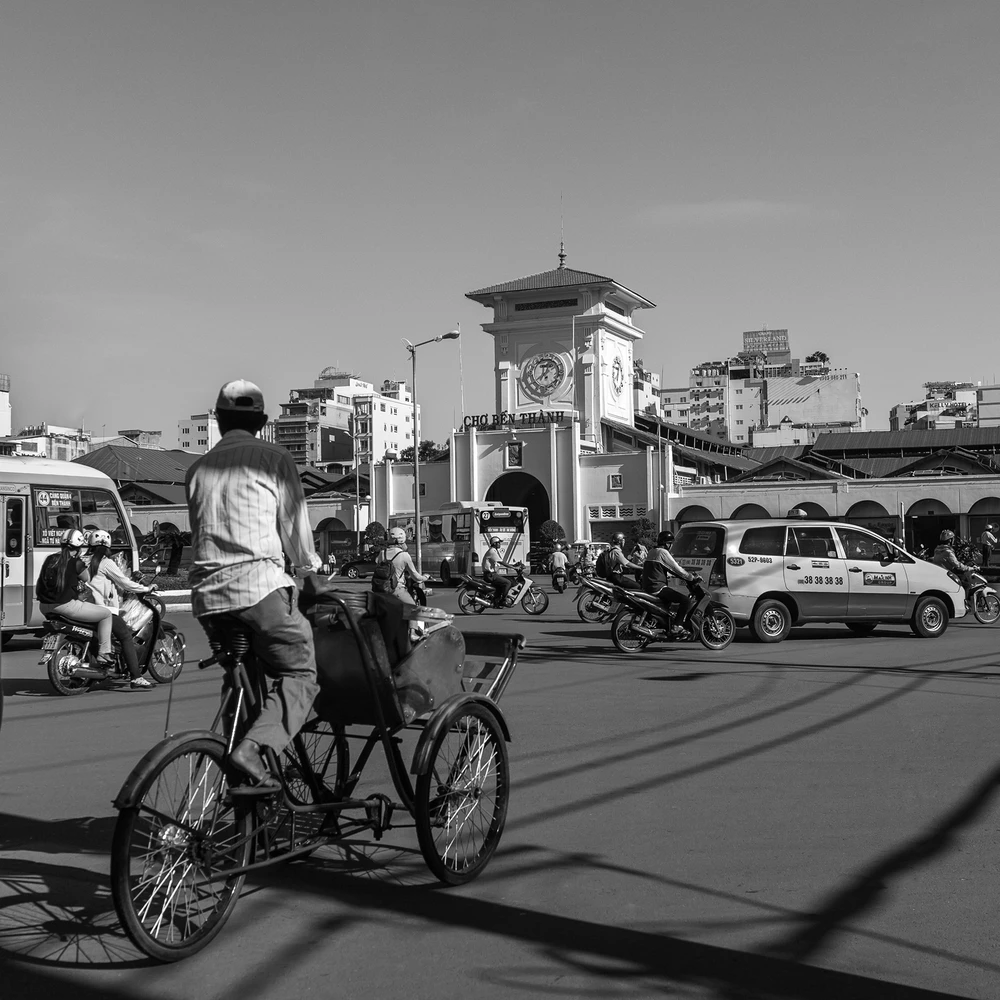 [Photo] Chùm hình ảnh trắng phối đen tuyệt rất đẹp về Thành phố Sài Gòn hình ảnh 9