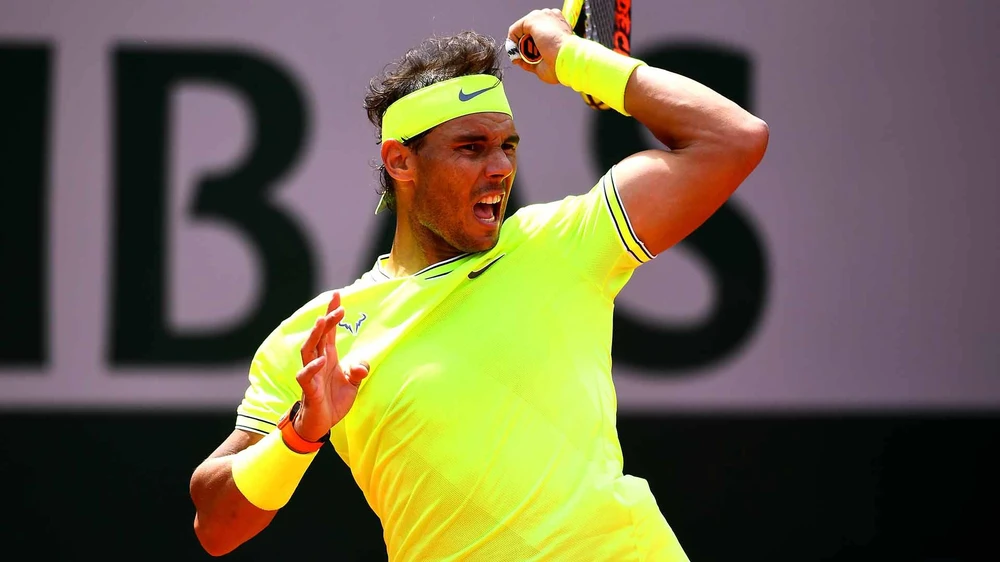 Rafael Nadal vào vòng 3 Roland Garros 2019. (Nguồn: Getty)