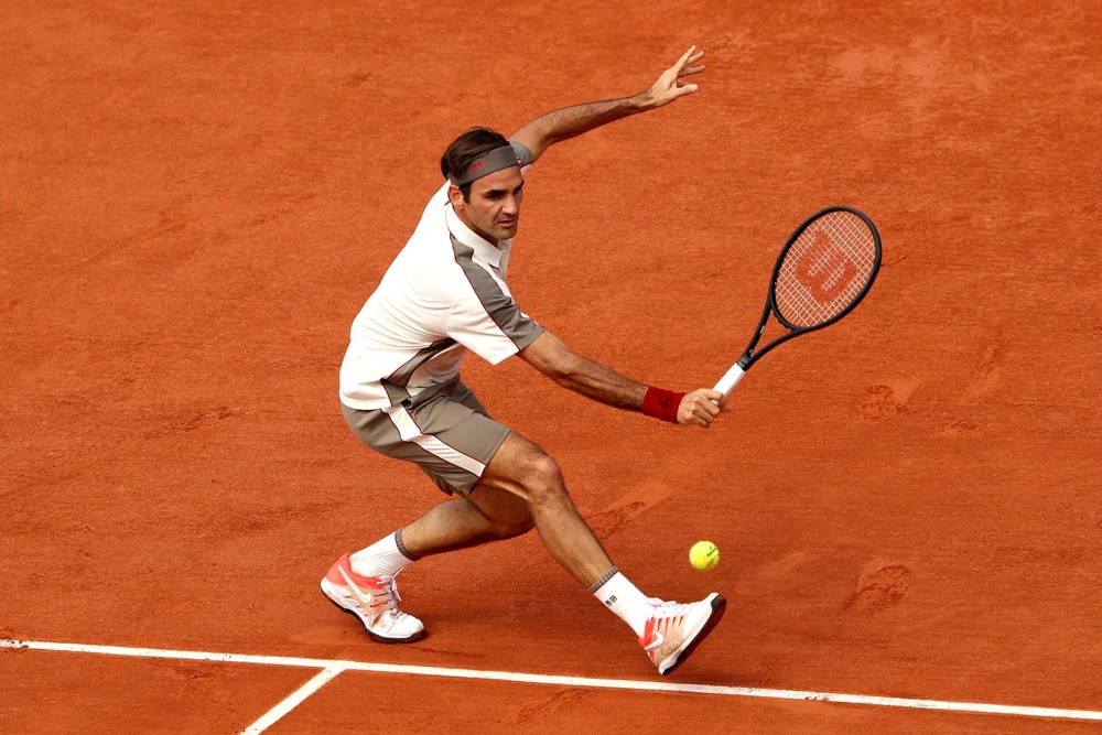 Federer lập kỷ lục tại Roland Garros. (Nguồn: AP)