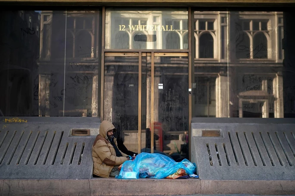 Người vô gia cư tại Anh. (Nguồn: Getty)