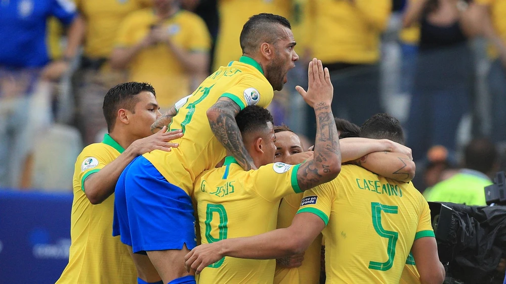 Brazil giành vé vào tứ kết Copa America 2019. (Nguồn: Getty Images)