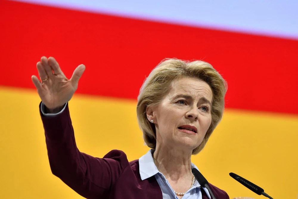 Bộ trưởng Quốc phòng Đức Ursula von der Leyen. (Ảnh: AFP/TTXVN)
