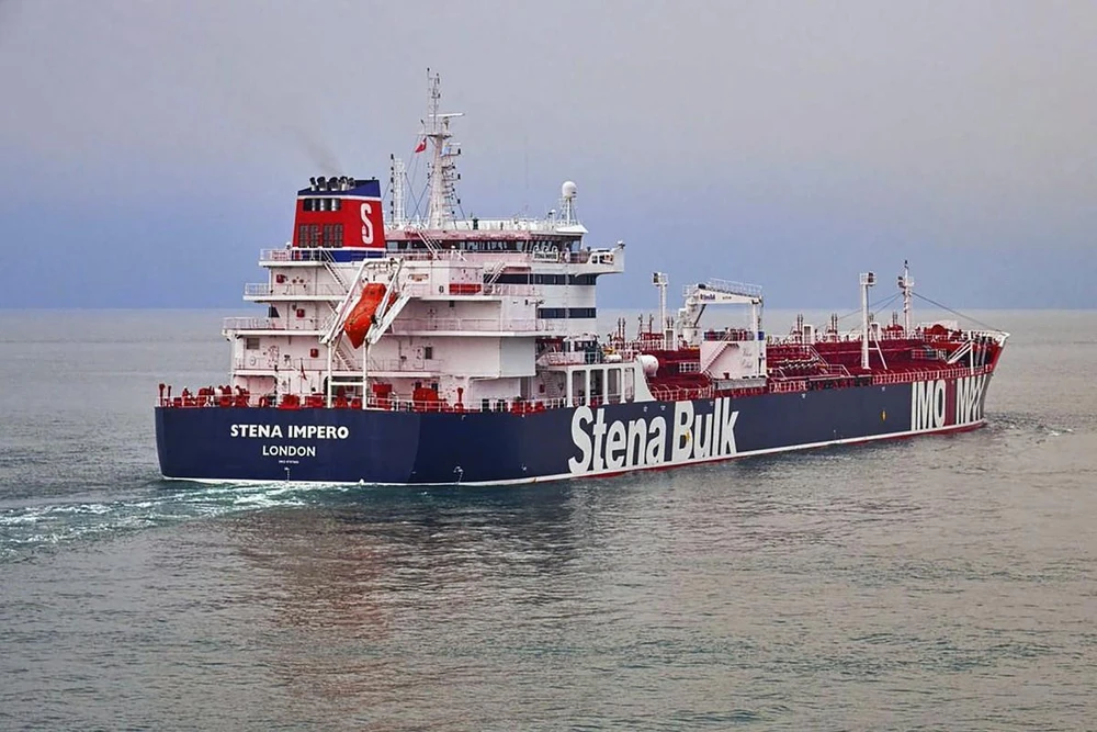 Tàu chở dầu Stena Impero. (Nguồn: AP)