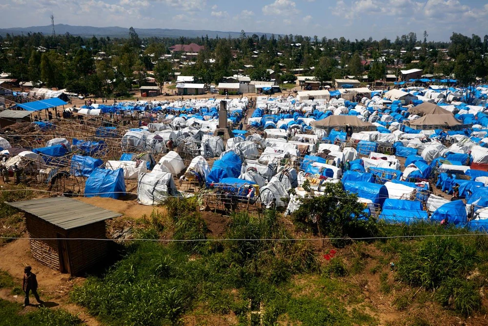 Trại tị nạn ở khu vực Djugu. (Nguồn: aljazeera)
