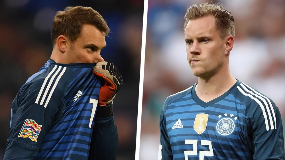 Cả Neuer lẫn ter Stegen đều khẳng định mình xứng đáng hơn vào thời điểm hiện tại. (Nguồn: Goal)