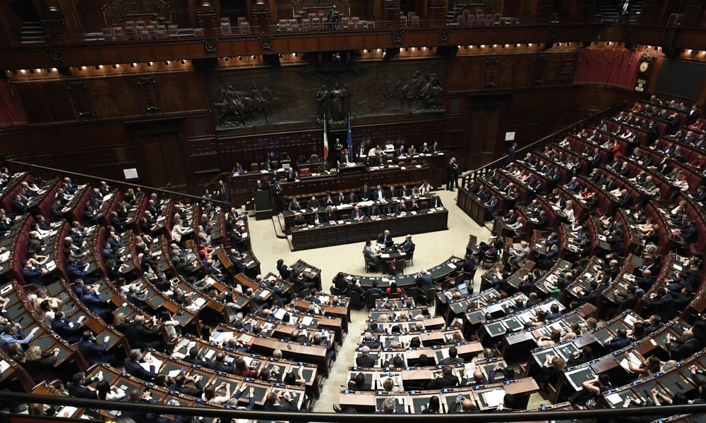 Toàn cảnh một phiên họp của Hạ viện Italy. (Nguồn: AFP/TTXVN)
