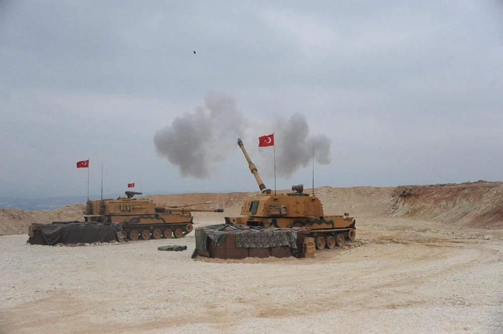 Lực lượng quân sự Thổ Nhĩ Kỳ tại Syria. (Nguồn: THX/TTXVN)