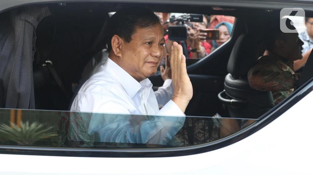 Ông Prabowo Subianto được chỉ định giữ chức Bộ trưởng Quốc phòng. (Nguồn: liputan6)