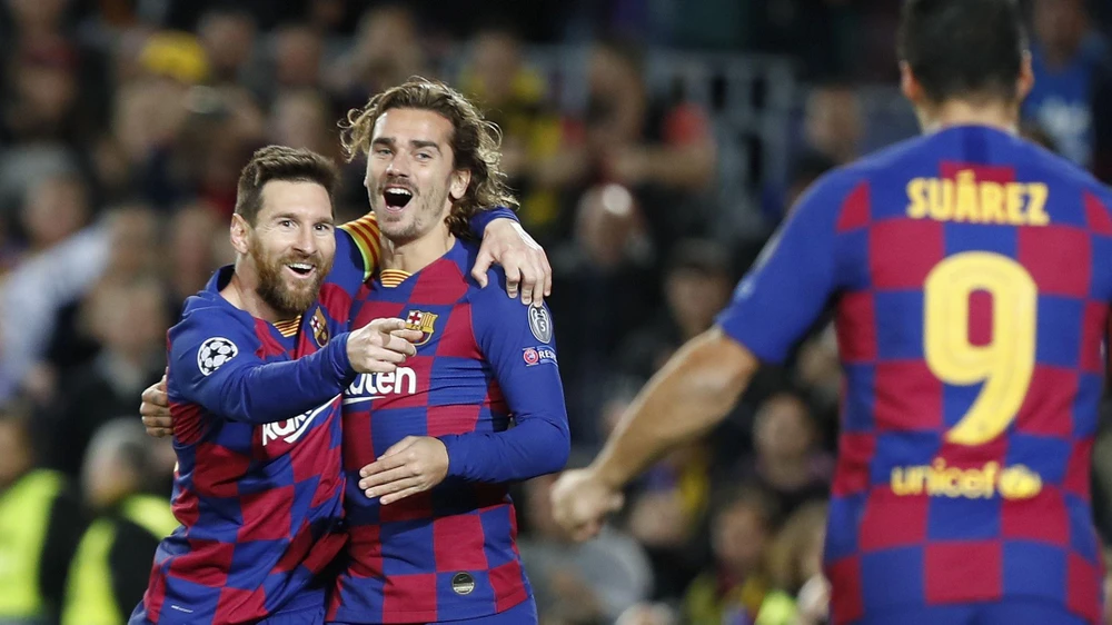 Barcelona giành vé vào vòng 1/8 Champions League. (Nguồn: Getty Images)