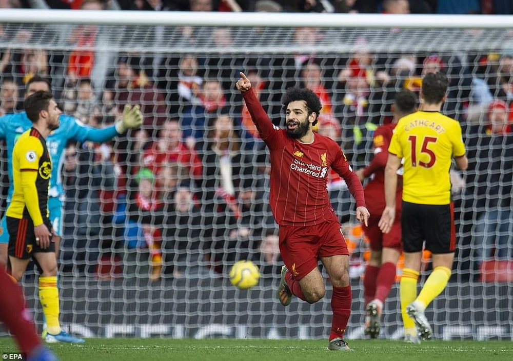 Salah mang chiến thắng về cho Liverpool.