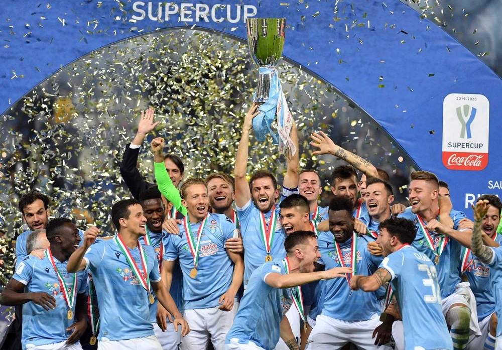 Lazio giành Siêu cúp Italy. (Nguồn: Getty Images)