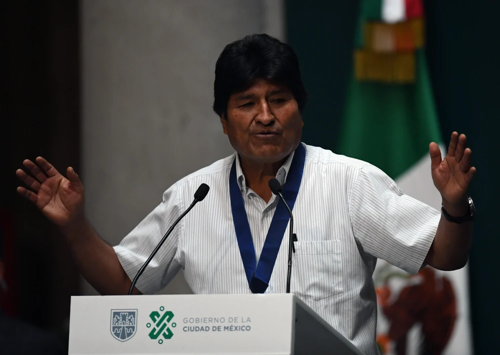 Cựu Tổng thống Bolivia Evo Morales. (Ảnh: AFP/TTXVN)