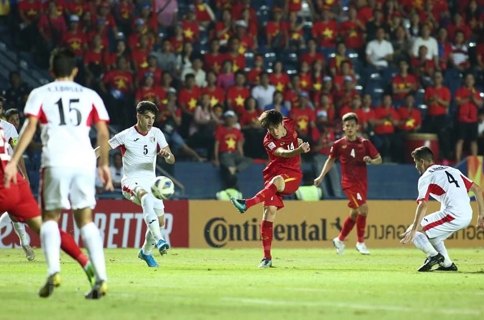 U23 Việt Nam không còn nắm quyền tự quyết, nhưng trước tiên cần phải thắng U23 Triều Tiên. (Ảnh: Nguyên An/Vietnam+)