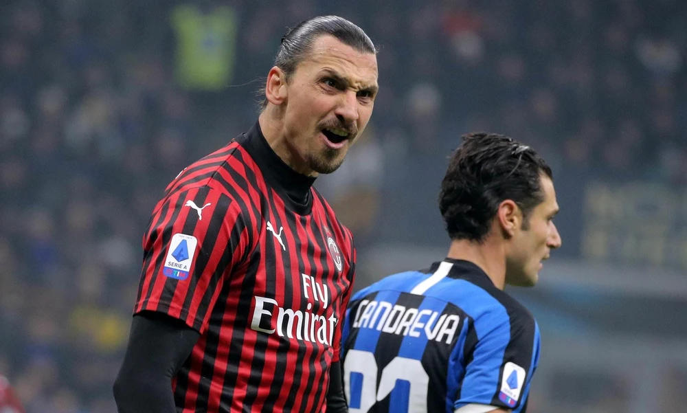 Ibrahimovic ghi bàn, kiến tạo nhưng Milan vẫn thua. (Nguồn: Getty Images)
