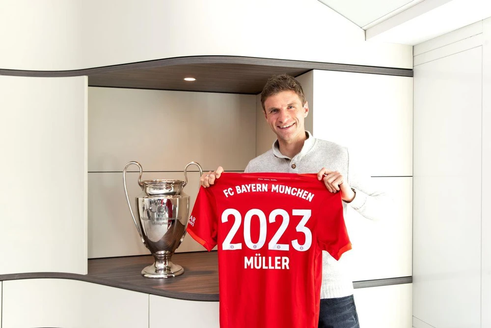 Mueller gắn bó với Bayern đến năm 2023. (Nguồn: FCBayern)