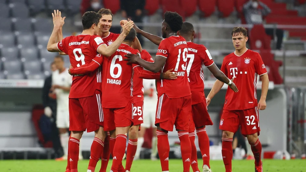 Bayern đã ghi được 129 bàn thắng ở mùa giải 2019-20 sau 43 trận đấu. (Nguồn: Getty Images)