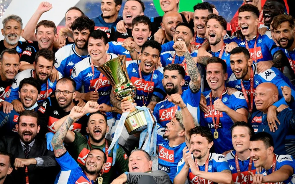 Napoli giành chức vô địch Coppa Italia. (Nguồn: Sky)